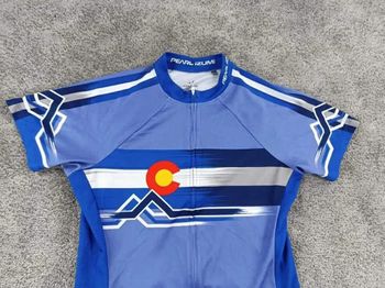 Used sans pearl izumi maillot velo femme taille xl -13 7676 cyclisme route respirant Colorado bike — image 2 of 8