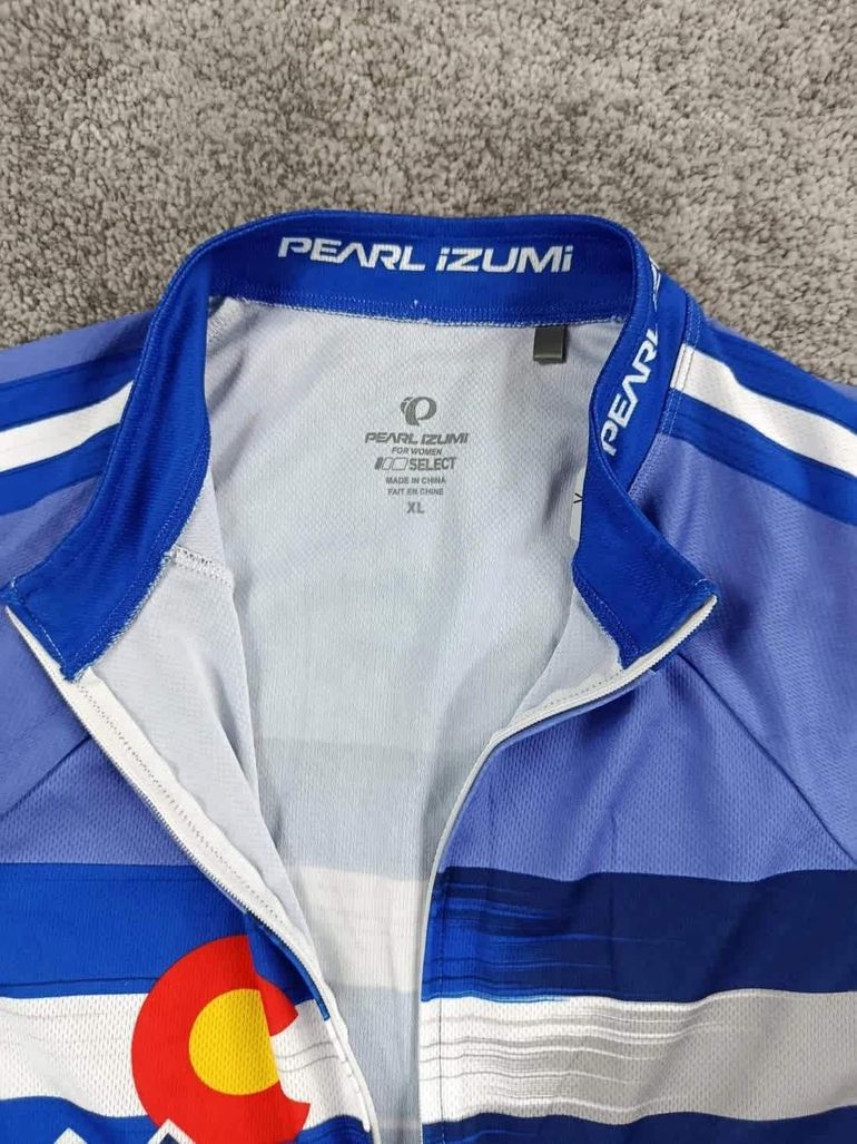 Used sans pearl izumi maillot velo femme taille xl -13 7676 cyclisme route respirant Colorado bike — image 3 of 8