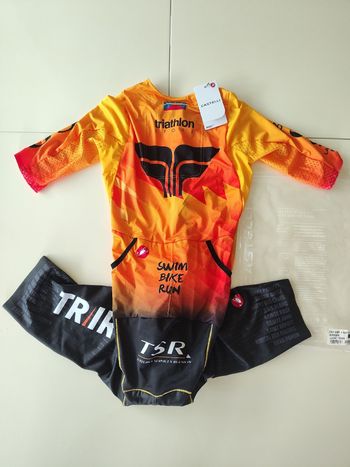 Used Castelli Body Free Sanremo 3 Tri Uomo Tg S 2026 bike — image 4 of 8