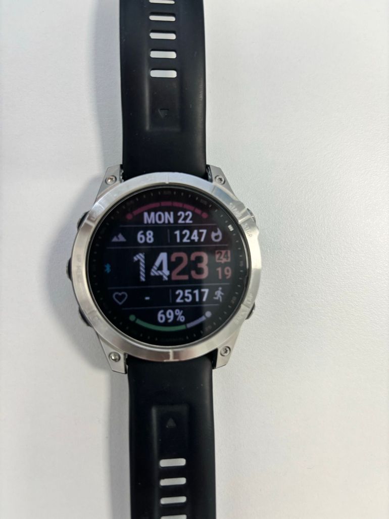 Used Garmin Fenix 7 47mm GPS Smartwatch 2025 bike — image 2 of 3
