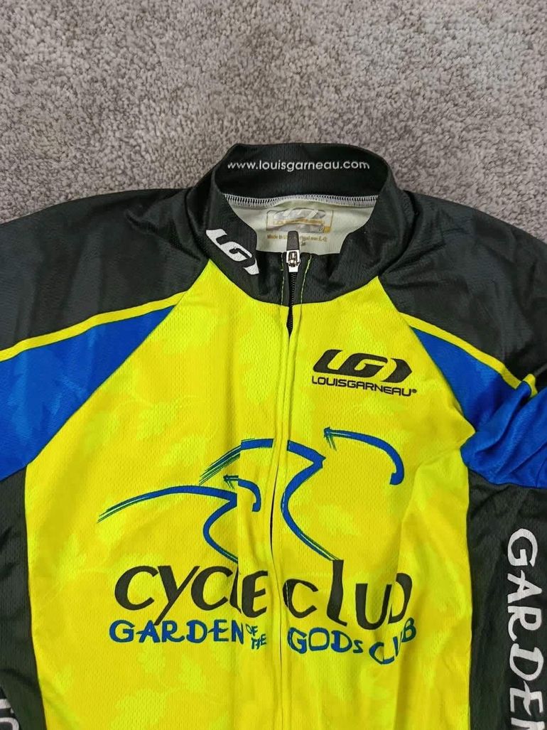 Used Louis Garneau maillot velo femme taille m -12 6836 cyclisme route respirant Colorado bike — image 3 of 8