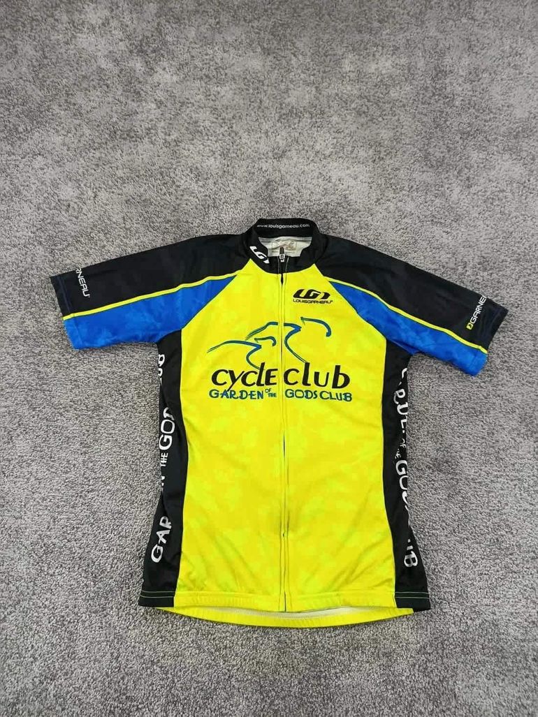 Used Louis Garneau maillot velo femme taille m -12 6836 cyclisme route respirant Colorado bike — image 1 of 8