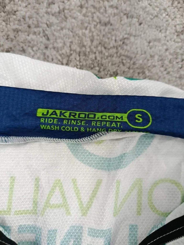 Used Decathlon Triban jakroo maillot velo homme taille s -24 7740 cyclisme route respirant Silicon Valley usa bike — image 4 of 8
