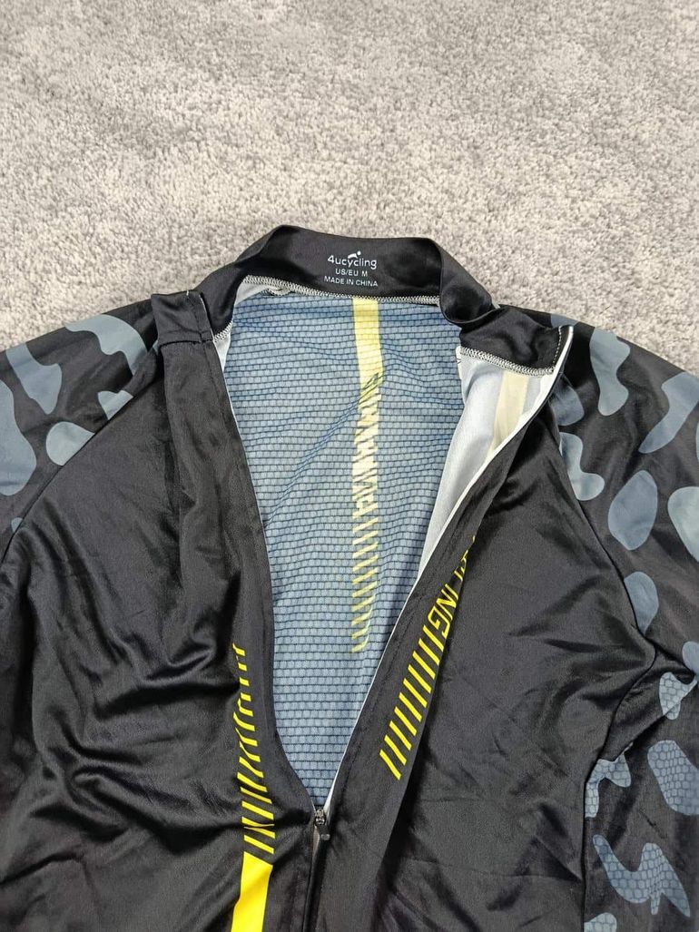 Used 4ucycling maillot velo homme taille m -32 7494 cyclisme route respirant manches longues bike — image 2 of 6