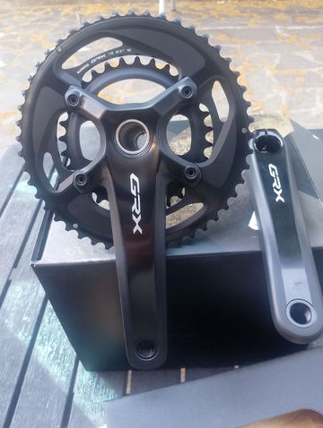 Tweedehands Shimano GRX 2 x 11 Drivetrain & Pedals