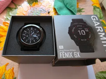 Used Garmin Fenix 6X Pro bike