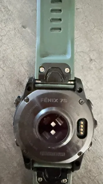 Used Garmin Fenix 7s Sapphire Solar bike — image 3 of 4