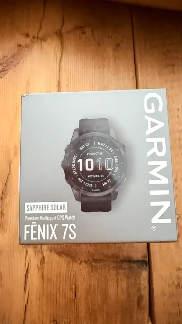 Used Garmin Fenix 7s Sapphire Solar bike — image 1 of 4