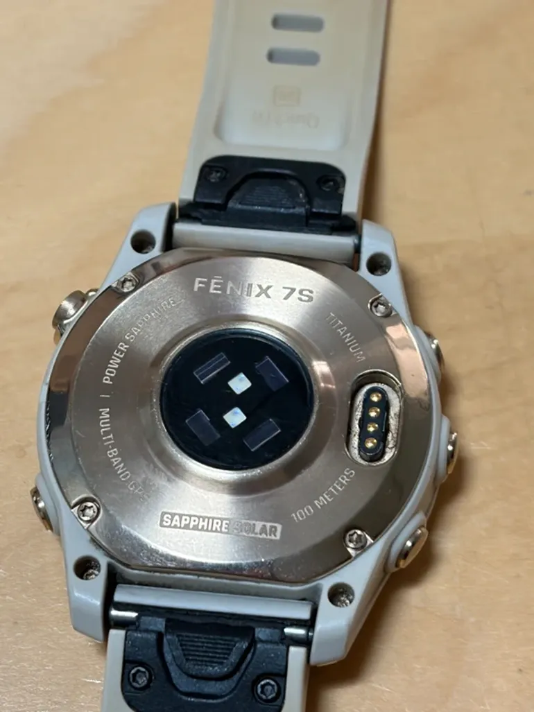 Used Garmin Fenix 7s Saffierglas Solar bike — image 3 of 7