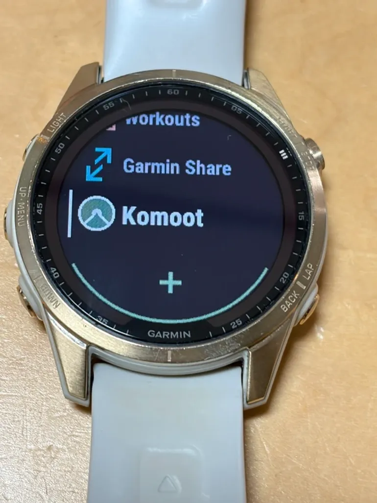 Used Garmin Fenix 7s Saffierglas Solar bike — image 6 of 7