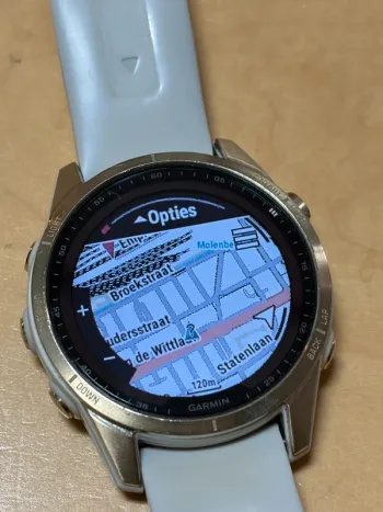 Used Garmin Fenix 7s Saffierglas Solar bike — image 7 of 7