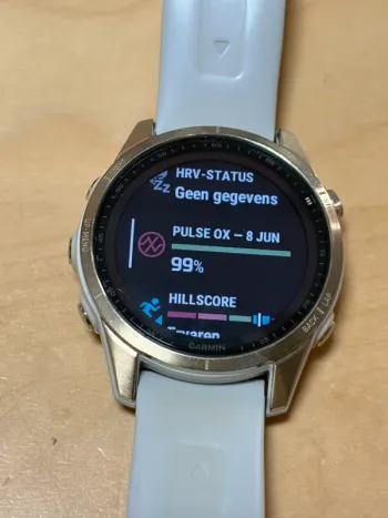 Used Garmin Fenix 7s Saffierglas Solar bike — image 2 of 7
