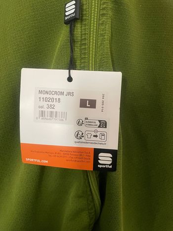 Used Sportful Monocrom JRS Verde bike — image 2 of 5