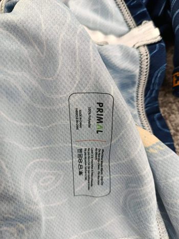 Used primal onda maillot velo homme taille l -22 7823 cyclisme route respirant Full Air Power Ventilation bike — image 5 of 7