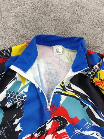Used sans maillot velo homme taille xl -47 8042 cyclisme route respirant retro bike — image 2 of 7