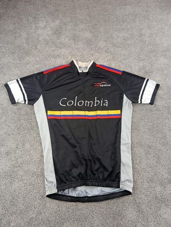 Used sans maillot velo homme taille l -32 7475 cyclisme route respirant Colombie bike