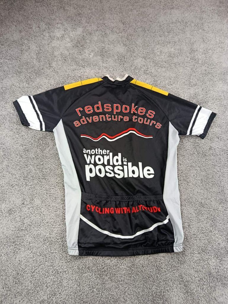Used sans maillot velo homme taille l -32 7475 cyclisme route respirant Colombie bike — image 4 of 5