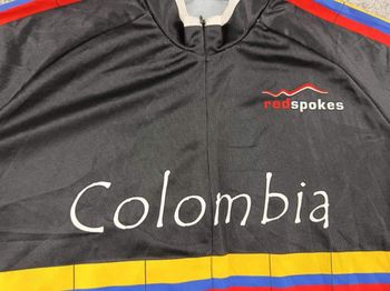 Used sans maillot velo homme taille l -32 7475 cyclisme route respirant Colombie bike — image 2 of 5