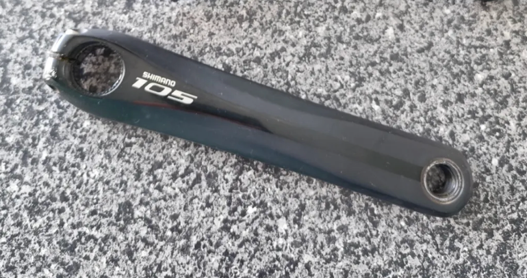 Used Shimano 105 Compact Crankset 50/34T bike — image 3 of 3