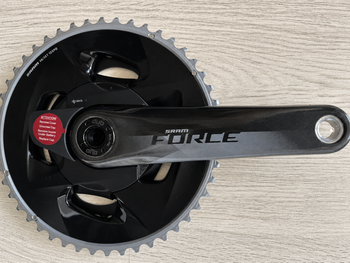Used Sram Force D1 AXS DUB Power Meter Crankset 48/35T bike — image 3 of 5