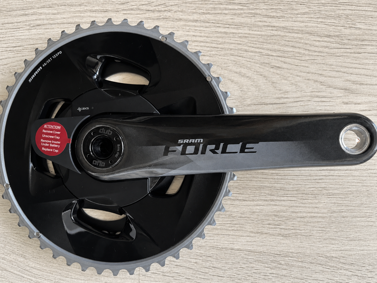 Used Sram Force D1 AXS DUB Power Meter Crankset 48/35T bike — image 3 of 5