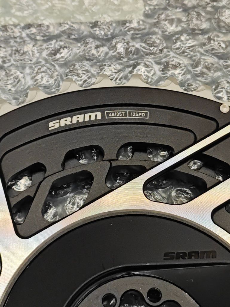 Used Sram Red E1 Road Chainring Kit 48/35 Direct mount bike — image 2 of 4