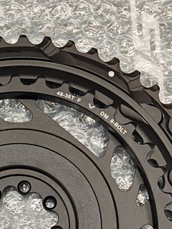 Used Sram Red E1 Road Chainring Kit 48/35 Direct mount bike — image 3 of 4