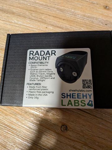 Brugt Sheehy Labs radar mount 2026 bike — billede 1 af 3