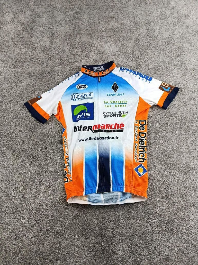 Used Diffusport maillot velo homme taille s -24 6201 cyclisme route respirant bike — image 1 of 5
