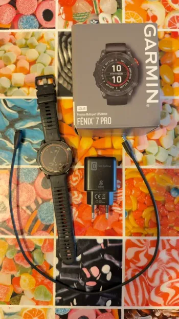 Used Garmin Fenix 7 Pro Solar bike — image 2 of 2