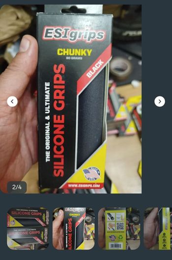 Použité Esi Grips Chunky Puños Silicona Negros 2025 bike — obrázek 2 z 4