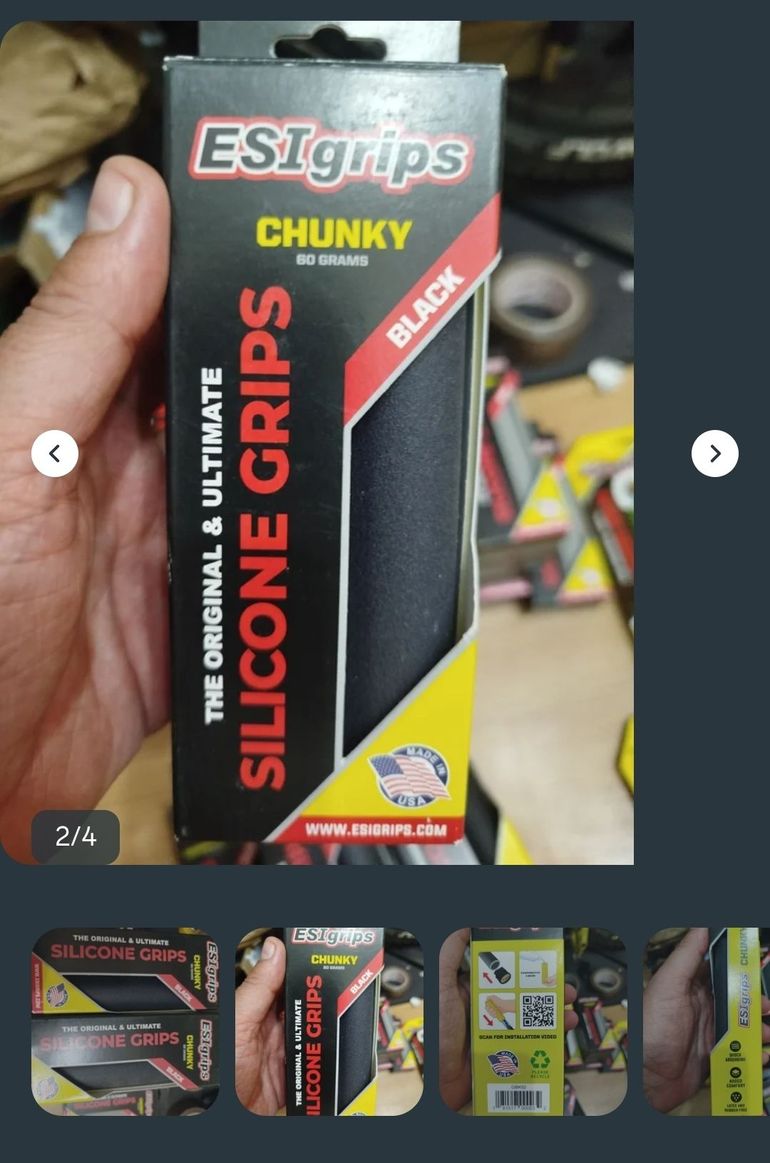 Použité Esi Grips Chunky Puños Silicona Negros 2025 bike — obrázek 2 z 4