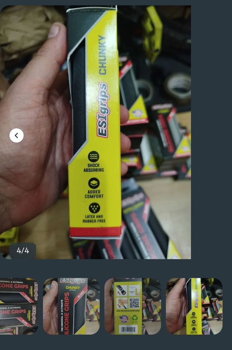 Použité Esi Grips Chunky Puños Silicona Negros 2025 bike — obrázek 4 z 4