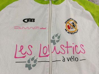 Używany sans cres maillot velo homme taille l -92 7321 cyclisme route respirant Loustics à vélo bike — zdjęcie 2 z 6