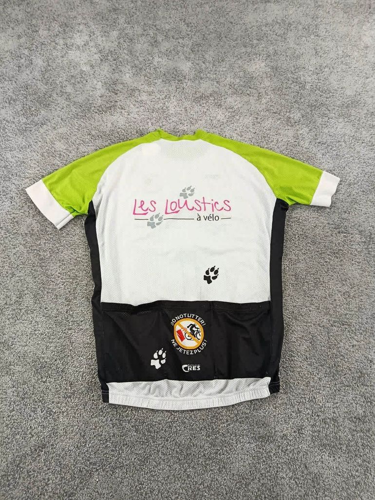 Używany sans cres maillot velo homme taille l -92 7321 cyclisme route respirant Loustics à vélo bike — zdjęcie 5 z 6