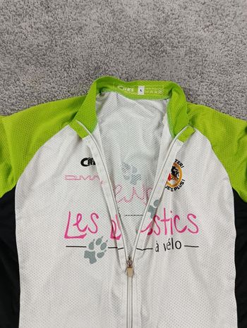 Używany sans cres maillot velo homme taille l -92 7321 cyclisme route respirant Loustics à vélo bike — zdjęcie 3 z 6