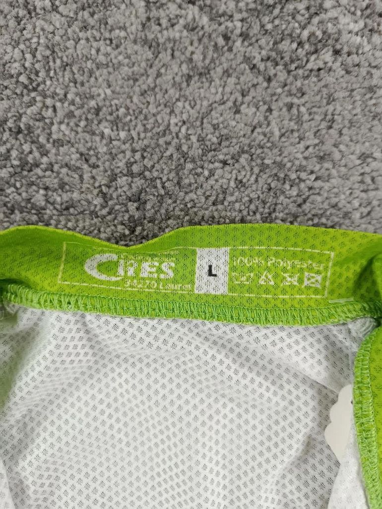 Używany sans cres maillot velo homme taille l -92 7321 cyclisme route respirant Loustics à vélo bike — zdjęcie 4 z 6