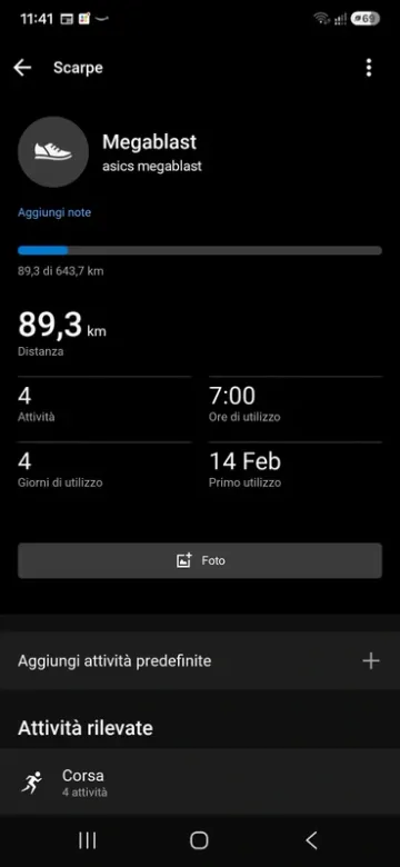 Brugt Asics Megablast 2026 bike — billede 8 af 10