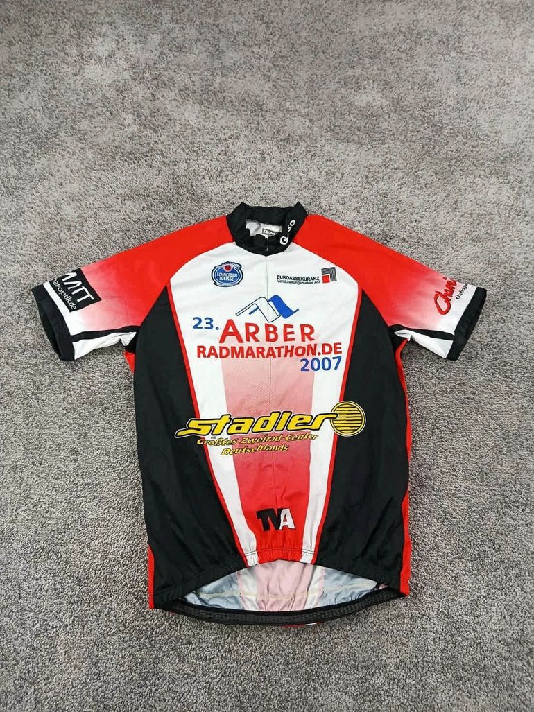 Gebrauchtes Gonso maillot velo homme taille s -62 7208 cyclisme route respirant Arber Radmarathon bike — Bild 1 von 5