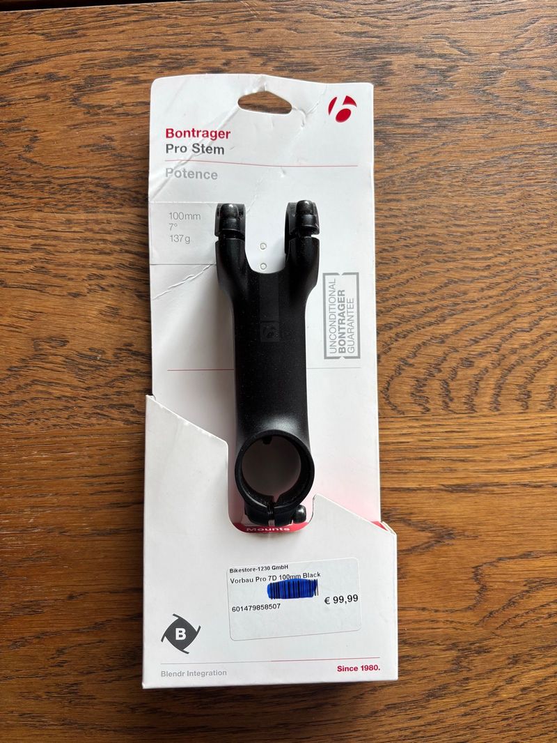 Bontrager Pro Stem Potence Vorbau 2024 bike usato — immagine 1 di 3