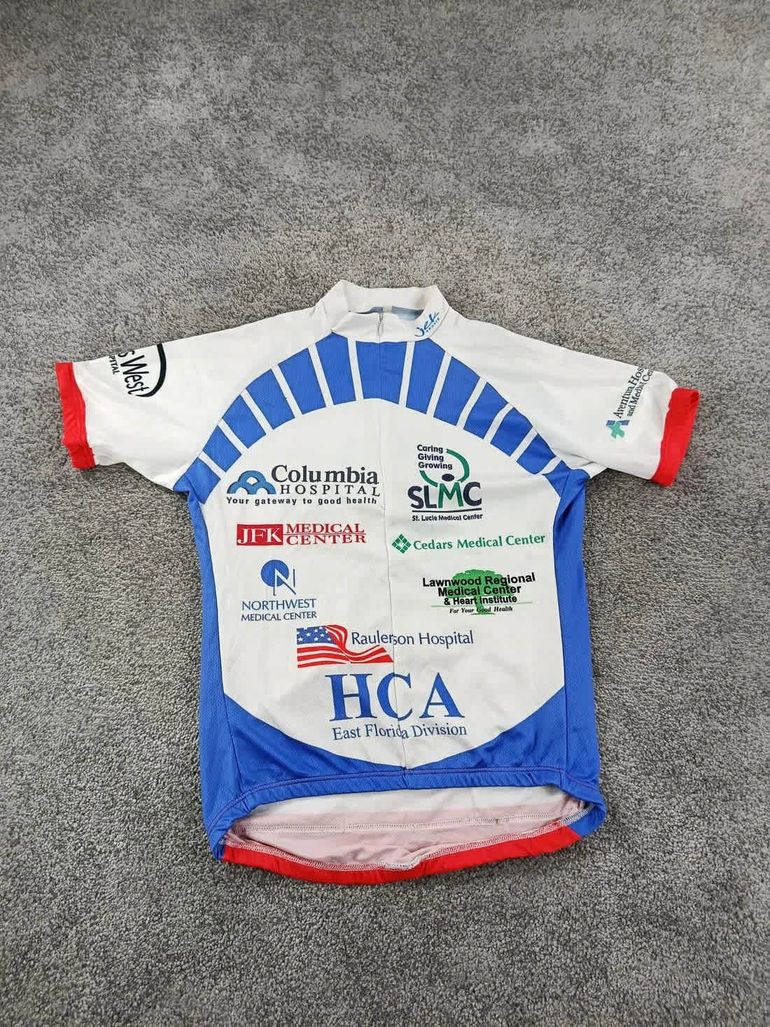 Gebrauchtes jek sports maillot velo homme taille m -62 7181 cyclisme route respirant East Florida Division bike — Bild 1 von 7