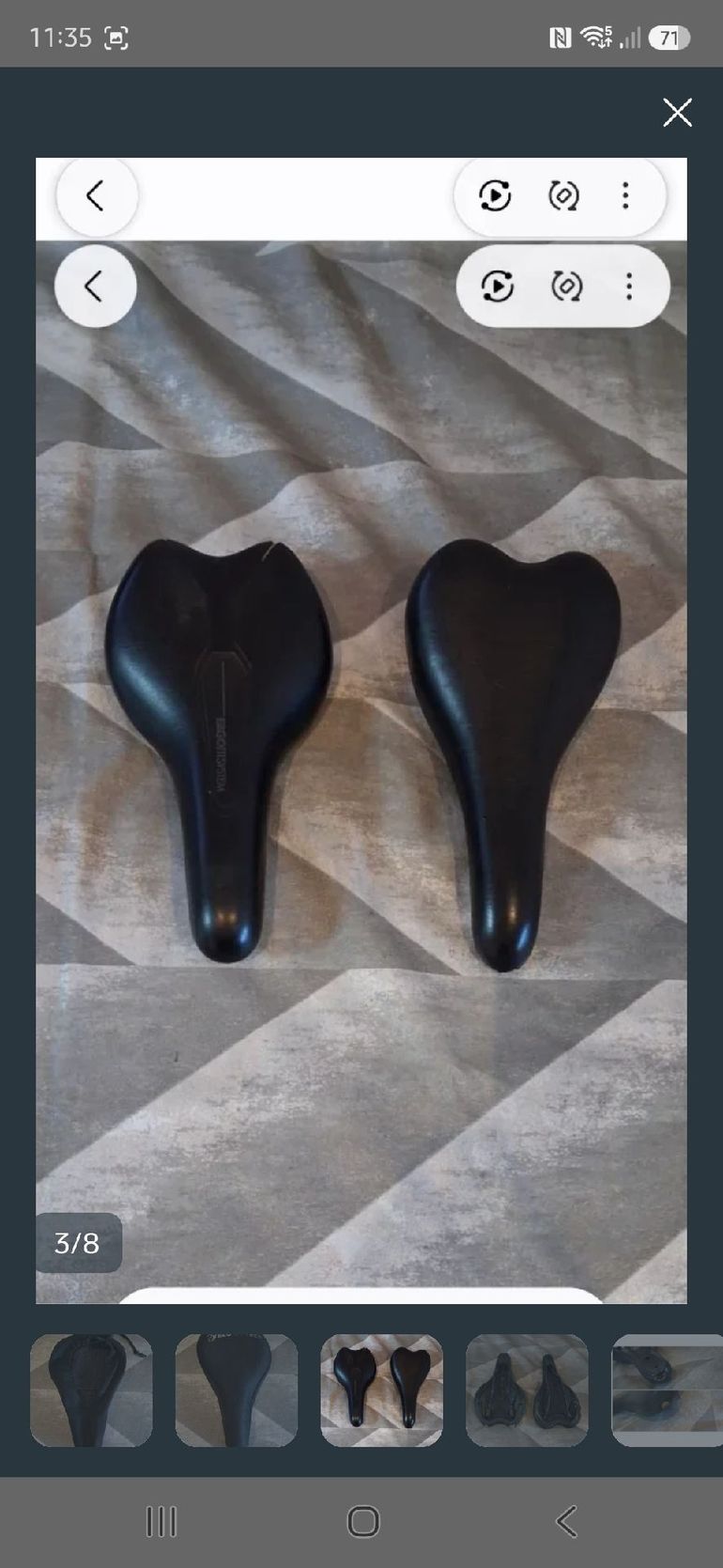 Używany BTWIN Funda para sillín-sillines-abrazaderas tija. bike — zdjęcie 4 z 9