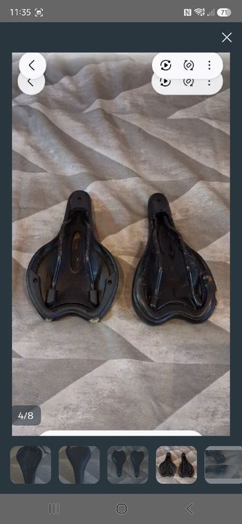 Używany BTWIN Funda para sillín-sillines-abrazaderas tija. bike — zdjęcie 5 z 9