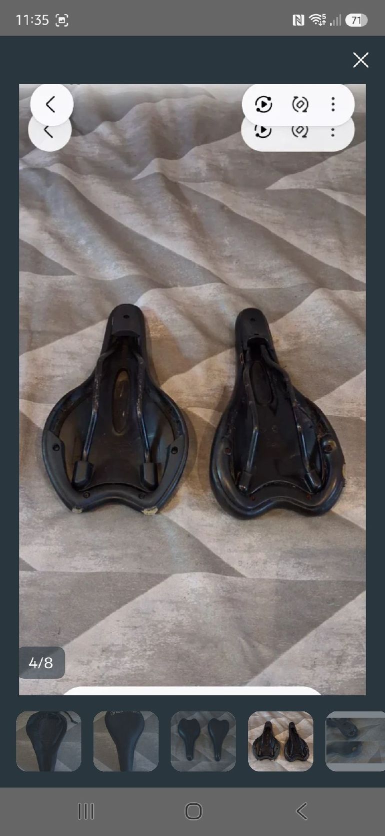 Używany BTWIN Funda para sillín-sillines-abrazaderas tija. bike — zdjęcie 5 z 9
