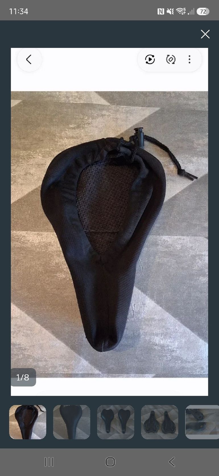 Używany BTWIN Funda para sillín-sillines-abrazaderas tija. bike — zdjęcie 2 z 9