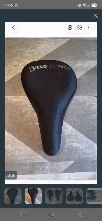 Używany BTWIN Funda para sillín-sillines-abrazaderas tija. bike — zdjęcie 3 z 9