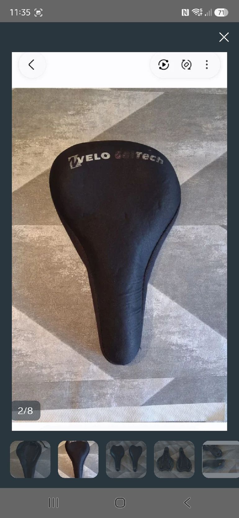 Używany BTWIN Funda para sillín-sillines-abrazaderas tija. bike — zdjęcie 3 z 9