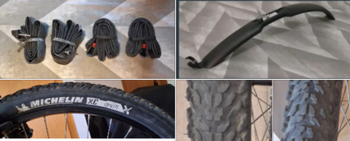 Used BTWIN Cubiertas 26Camaras 26 y 27.5Guardabarros 26-29 bike