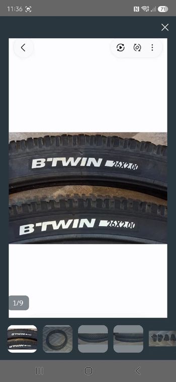 BTWIN Cubiertas 26Camaras 26 y 27.5Guardabarros 26-29 bike d'occasion — image 2 sur 9