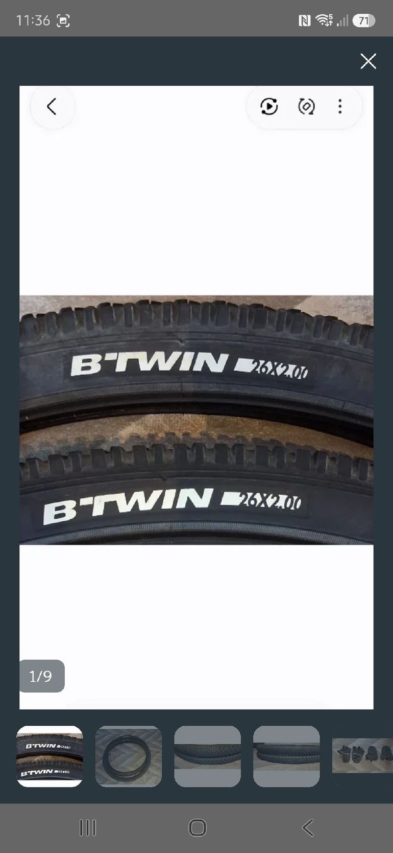 BTWIN Cubiertas 26Camaras 26 y 27.5Guardabarros 26-29 bike d'occasion — image 2 sur 9